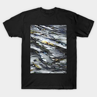 Abstract, Marble, Watercolor, Colorful, Vibrant Colors, Textured Painting, Texture, Gradient, Wave, Fume, Wall Art, Modern Art T-Shirt